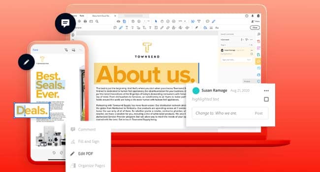 Efficient work with Acrobat