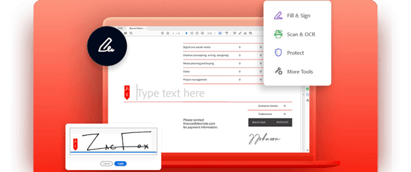 No pen needed. Sign electronically.
